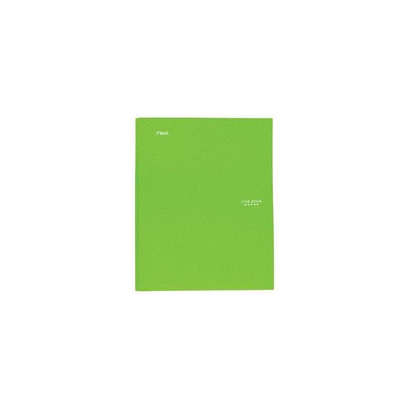 slide 5 of 11, Five Star 2 Pocket Plastic Folder with Prongs (Colors May Vary): Stationery, Multicolor, 25 Sheet Capacity, Internal Pockets, 1 ct