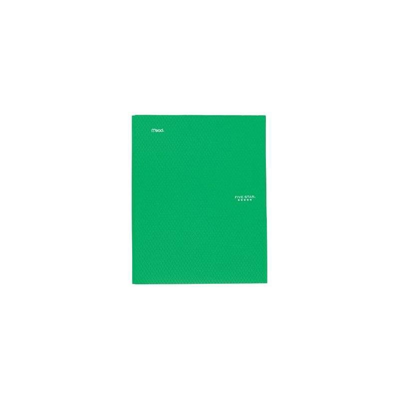 slide 6 of 11, Five Star 2 Pocket Plastic Folder with Prongs (Colors May Vary): Stationery, Multicolor, 25 Sheet Capacity, Internal Pockets, 1 ct