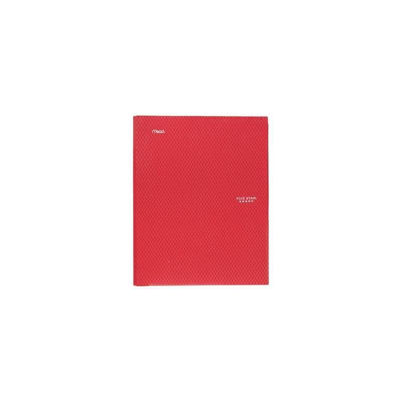 slide 7 of 11, Five Star 2 Pocket Plastic Folder with Prongs (Colors May Vary): Stationery, Multicolor, 25 Sheet Capacity, Internal Pockets, 1 ct