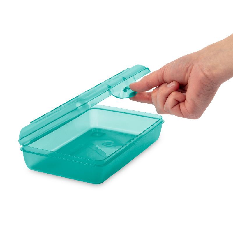 slide 6 of 7, Sterilite Pencil Box - Teal, 1 ct