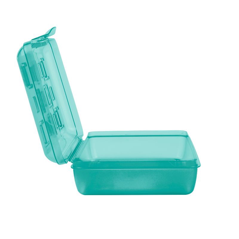 slide 7 of 7, Sterilite Pencil Box - Teal, 1 ct