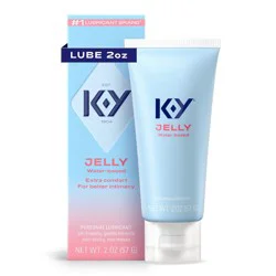 K-Y Jelly No Fragrance Added Water-Based Personal Lube - 2oz