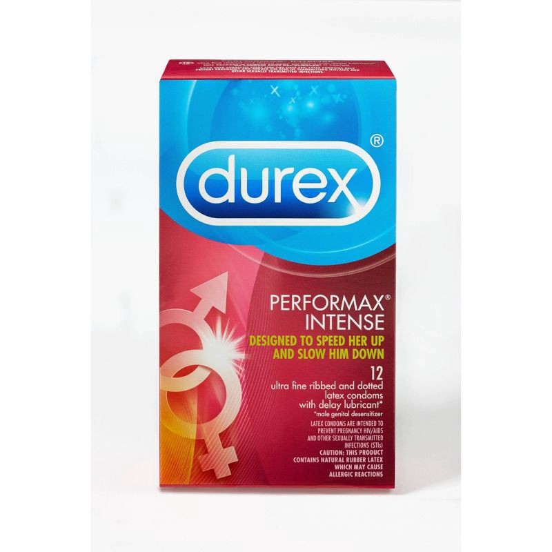 slide 7 of 14, Durex Performax Intense Ultra Thin Lube Condoms - 12ct, 12 ct