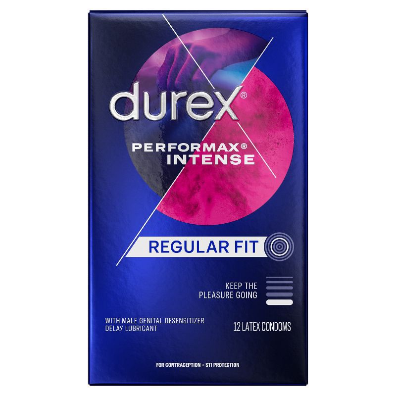 slide 1 of 13, Durex Performax Intense Ultra Thin Lube Condoms - 12ct, 12 ct