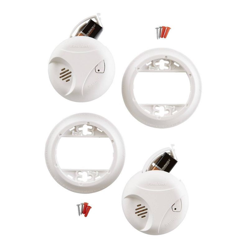 slide 6 of 6, First Alert 2pk SA300CN2 Battery Powered Smoke Detector, 2 ct