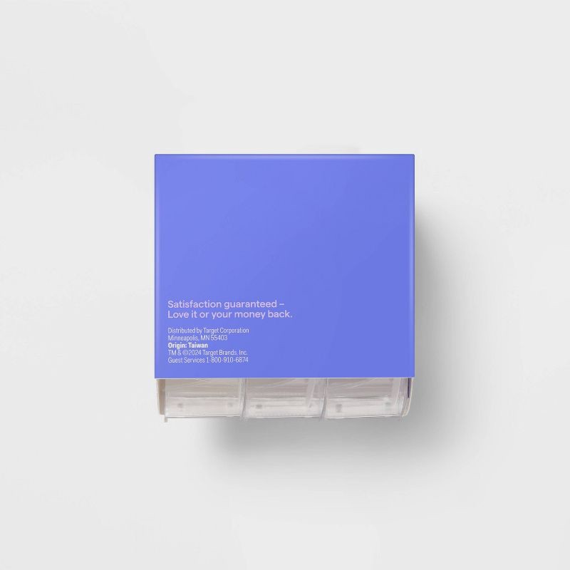 slide 3 of 4, 3pk Gift Wrap Tape - up&up™: Clear Plastic Tape for Gift Wrapping, 0.75" Width, 300" Length, Christmas Wrapping, 3 ct