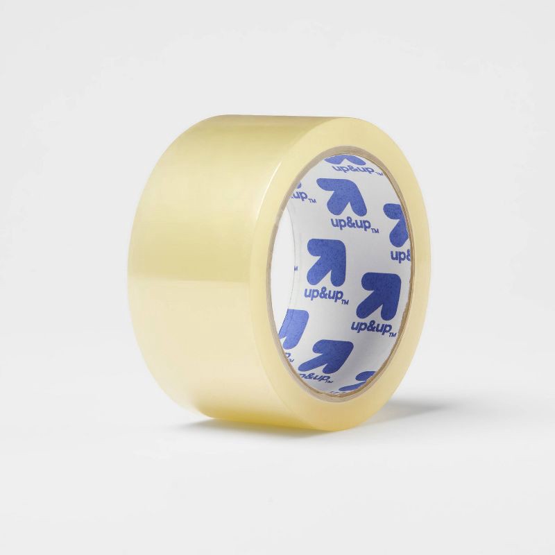 slide 3 of 3, Packaging Tape 1.88" x 54yd - up&up™: Clear Polyresin, 50yd Length, 1.88" Width, Packing & Shipping Tape Refill, 1 ct