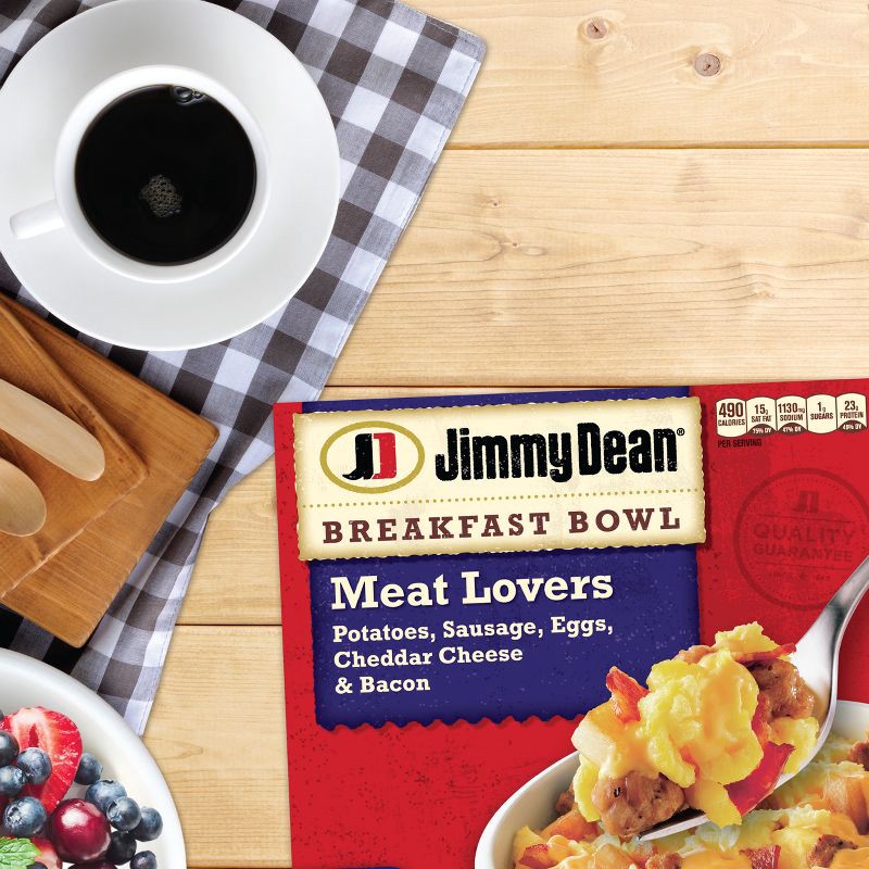 slide 3 of 13, Jimmy Dean Frozen Meat Lovers Breakfast Bowl - 7oz, 7 oz