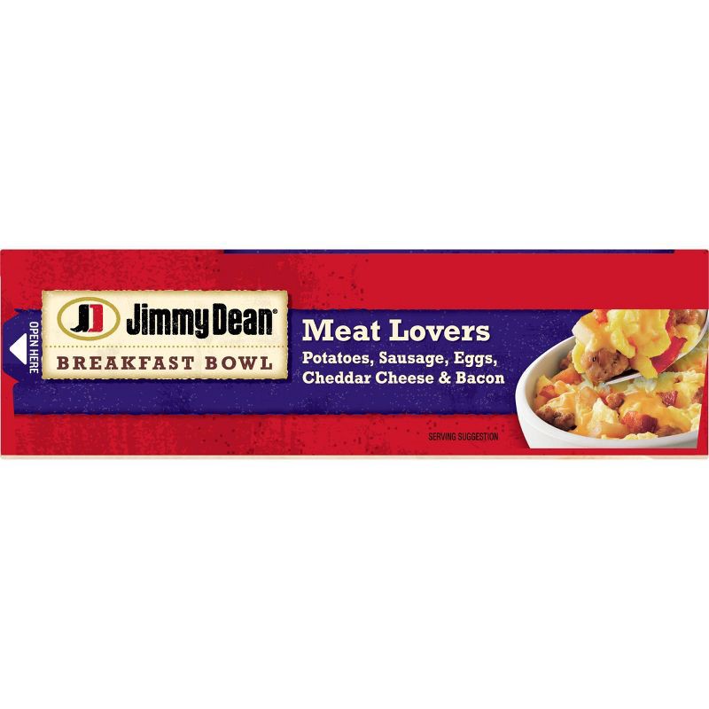 slide 12 of 13, Jimmy Dean Frozen Meat Lovers Breakfast Bowl - 7oz, 7 oz