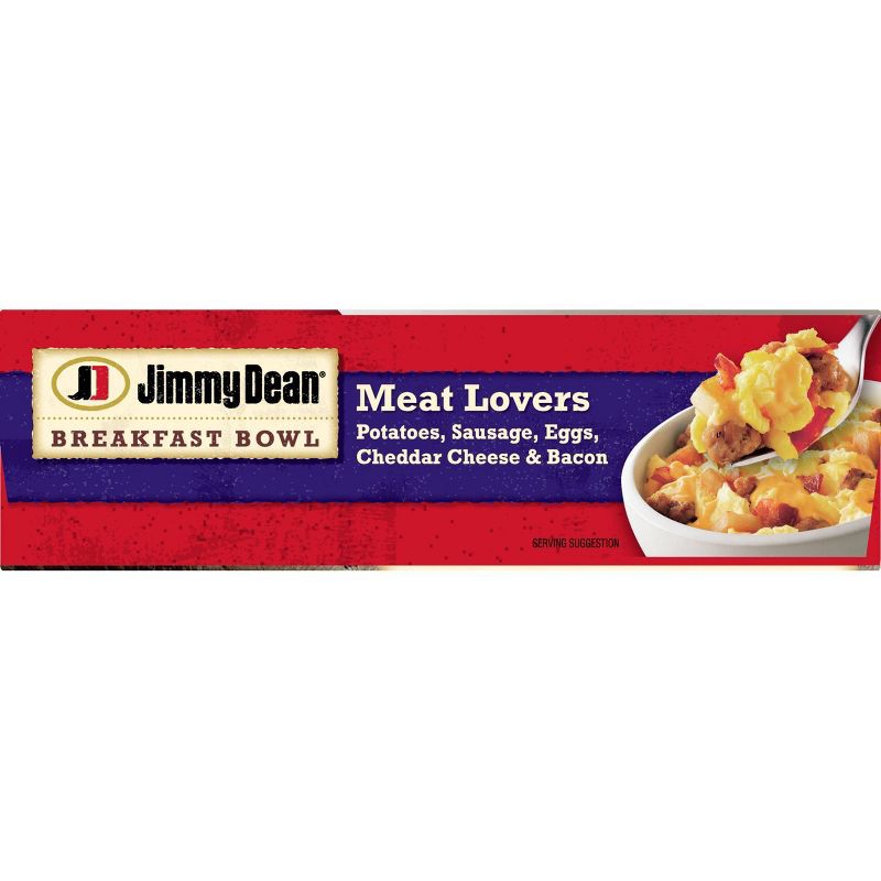 slide 13 of 13, Jimmy Dean Frozen Meat Lovers Breakfast Bowl - 7oz, 7 oz