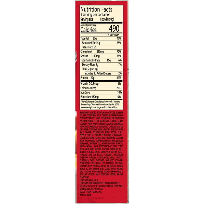 slide 5 of 10, Jimmy Dean Frozen Meat Lovers Breakfast Bowl - 7oz, 7 oz