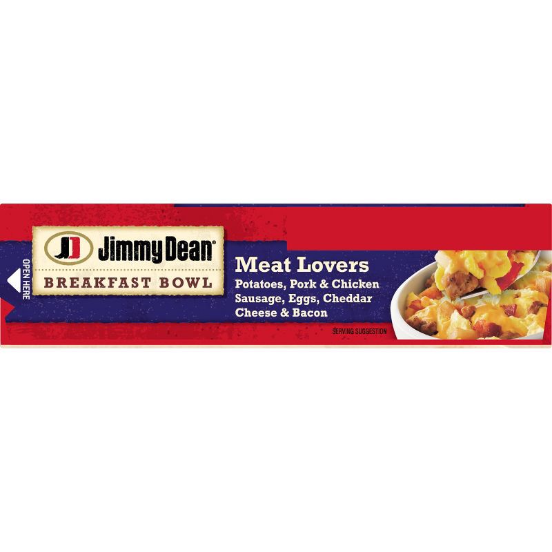 slide 9 of 10, Jimmy Dean Frozen Meat Lovers Breakfast Bowl - 7oz, 7 oz