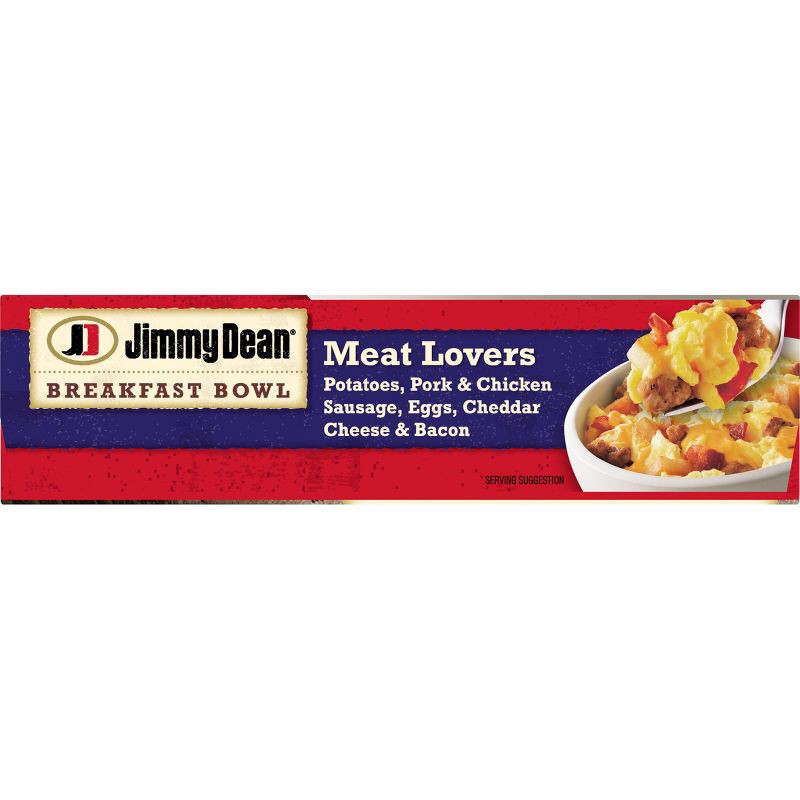 slide 10 of 10, Jimmy Dean Frozen Meat Lovers Breakfast Bowl - 7oz, 7 oz