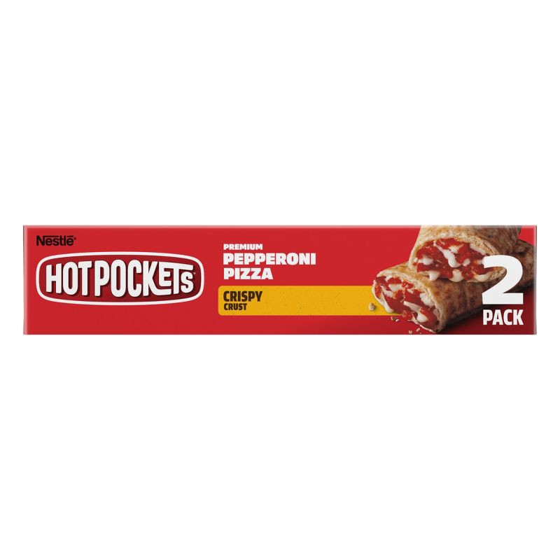 slide 5 of 14, Hot Pockets Pepperoni Pizza Frozen Snacks with Crispy Crust - 9oz/2ct, 2 ct; 9 oz