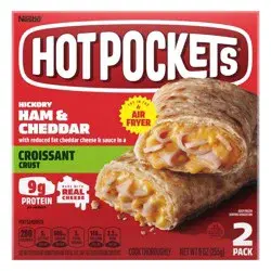 Hot Pockets Croissant Crust Frozen Hickory Ham & Cheddar - 9oz/2ct