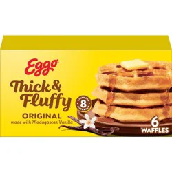 Eggo Thick and Fluffy Frozen Waffles Original - 11.6oz/6ct