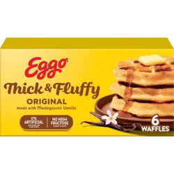 Eggo Thick and Fluffy Frozen Waffles Original - 11.6oz/6ct