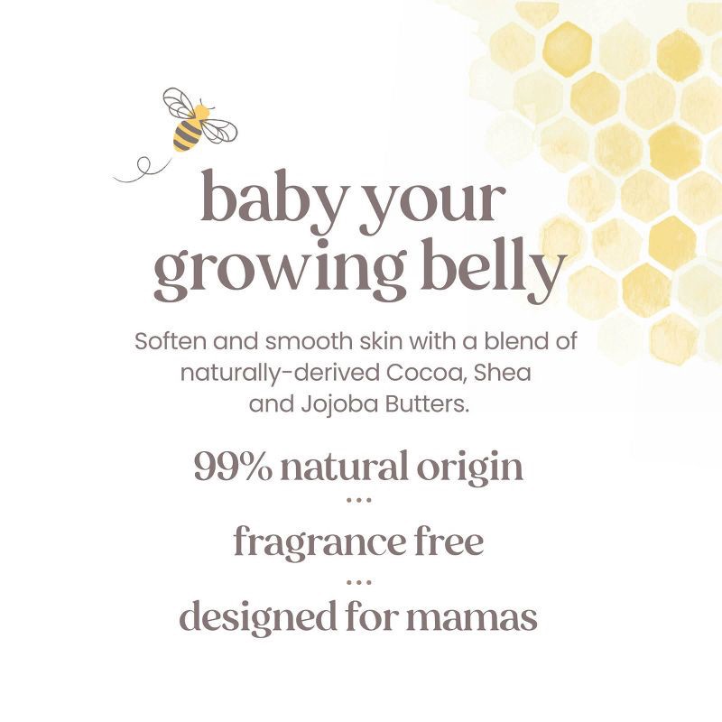 slide 7 of 10, Burt's Bees Mama Bee Belly Butter Stretch Mark Cream - 6.5oz​, 6.5 oz