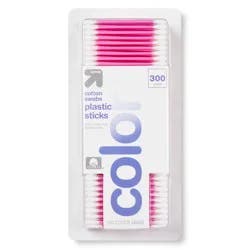 Cotton Swabs Colored Stick - 300ct - up & up