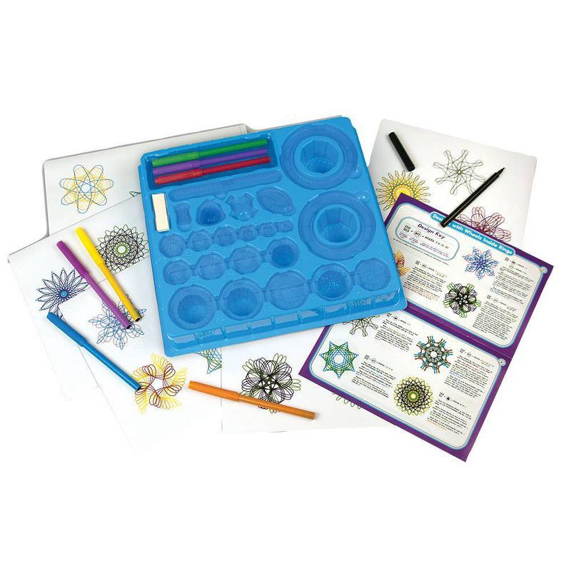 slide 2 of 4, The Original Spirograph Drawing Set with Markers - Spirograph: Creative Craft Kit for Kids 8+, Includes Activity Guide, 1 ct