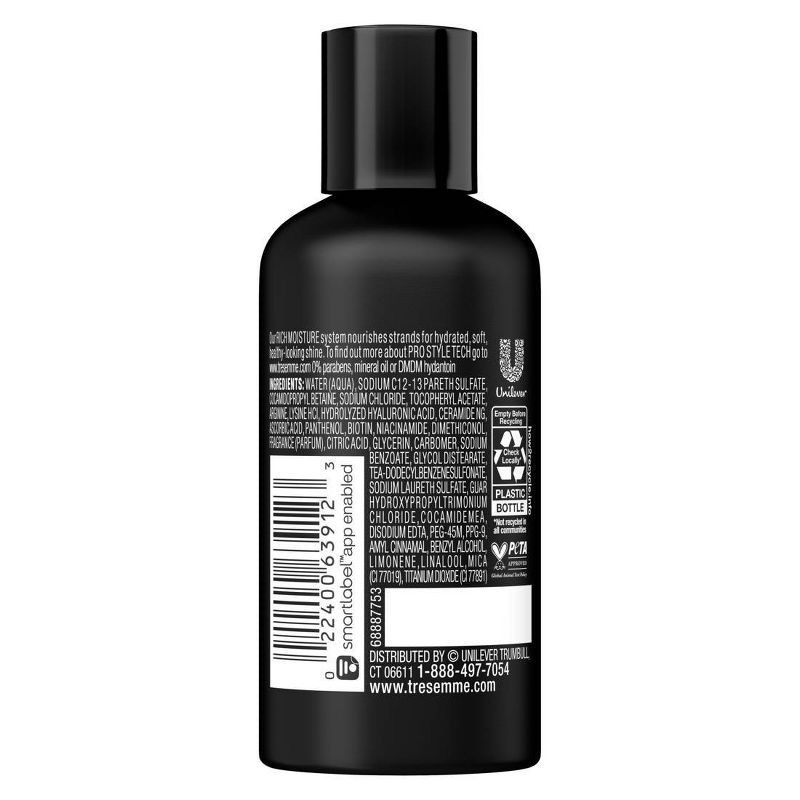 slide 3 of 6, Tresemme Moisture Rich Shampoo - Travel Size - 3 fl oz, 3 fl oz