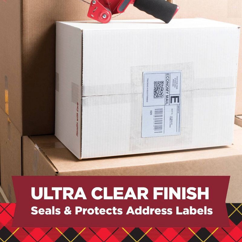 slide 8 of 12, Scotch Ultra Clear Mailing Packaging Tape with Dispenser 1.88" x 54yd: Packing & Shipping Tape Refill, Clear, 1965.6" Length, 1 ct