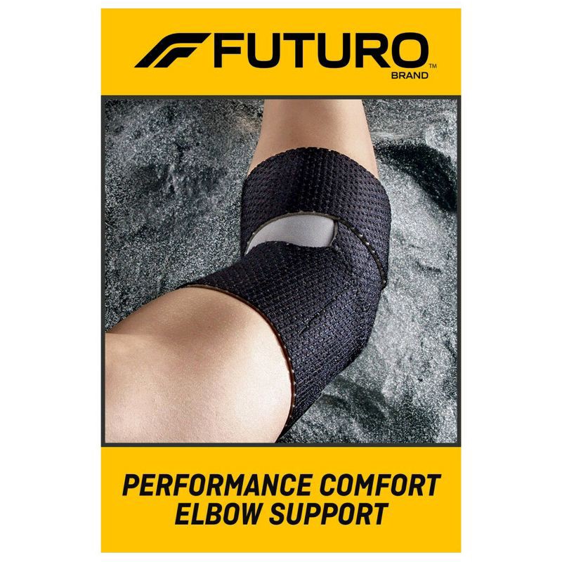 slide 2 of 8, FUTURO Performance Comfort Elbow Support, Adjustable, 1 ct