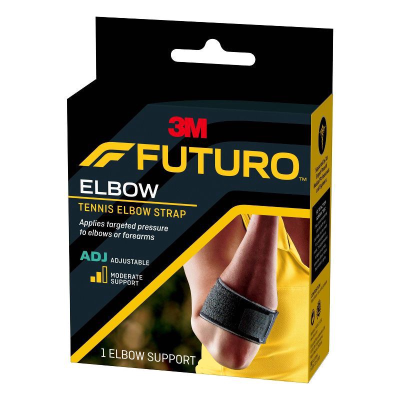 slide 2 of 8, FUTURO Tennis Elbow Strap Adjustable size - 1ct, 1 ct