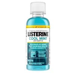 Listerine Antiseptic Intense Mouthwash for Bad Breath - Cool Mint - Travel Size - 3.2oz