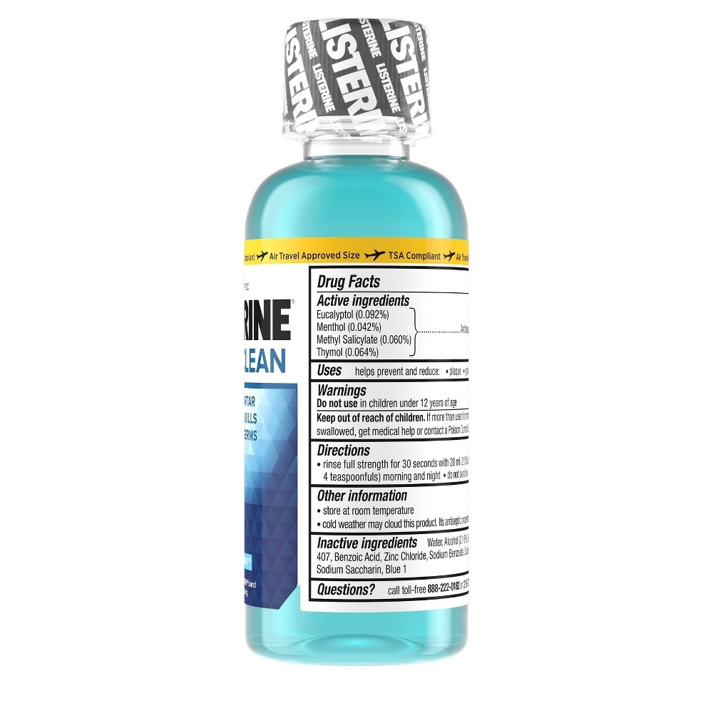 slide 6 of 8, Listerine Ultraclean Arctic Mint Antiseptic Mouthwash - Trial Size - 3.21 fl oz, 3.21 fl oz