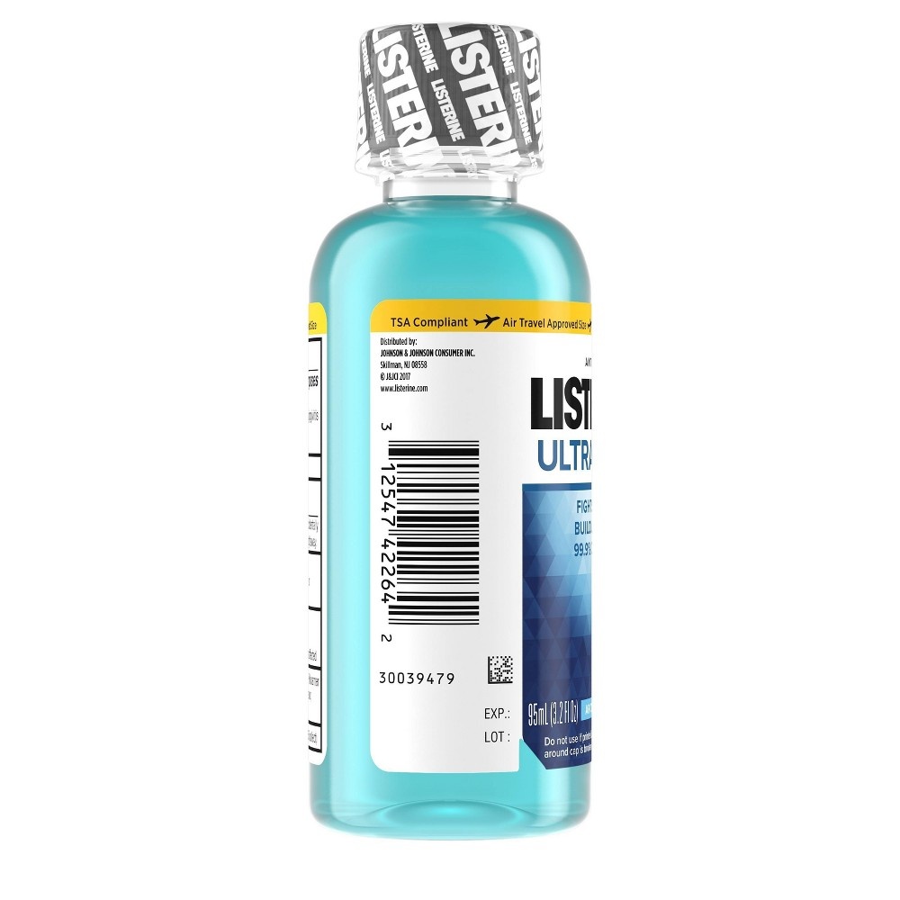 slide 7 of 8, Listerine Ultraclean Arctic Mint Antiseptic Mouthwash - Trial Size - 3.21 fl oz, 3.21 fl oz