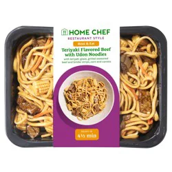 Home Chef Heat & Eat Teriyaki Flavored Beef With Udon Noodles