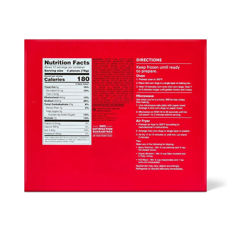 slide 2 of 3, Mini Corn Dogs Frozen - 32oz - Market Pantry™, 32 oz