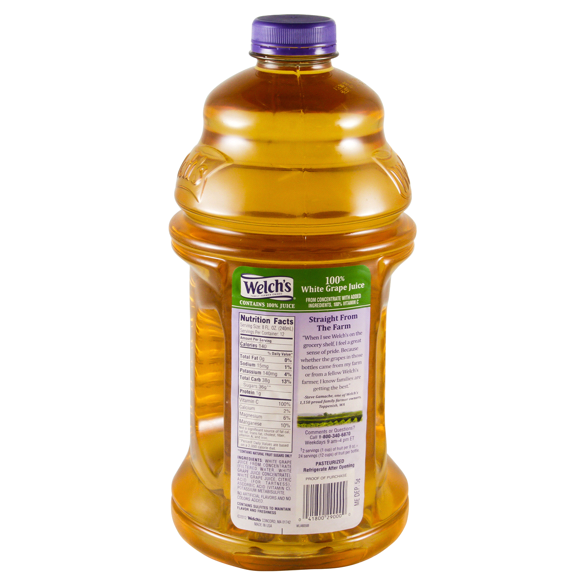 slide 3 of 4, Welch's White Grape Juice Family Size - 96 fl oz, 96 fl oz