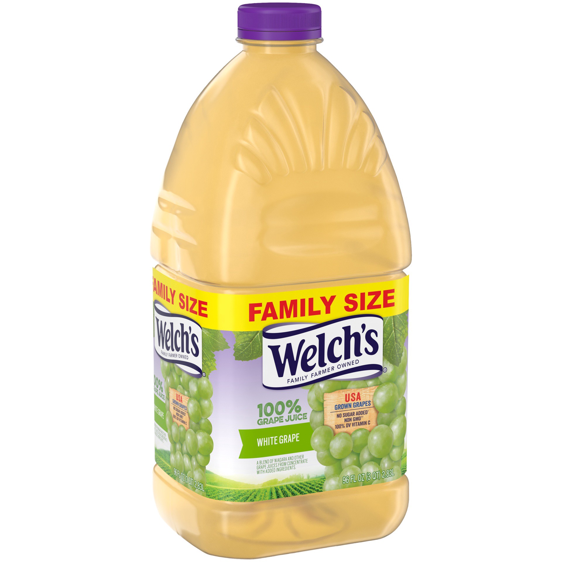 slide 1 of 4, Welch's White Grape Juice Family Size - 96 fl oz, 96 fl oz