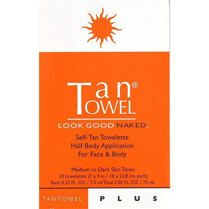 slide 2 of 4, TanTowel Tan Towel Half Body Plus Self-Tan Towelettes, 10 ct
