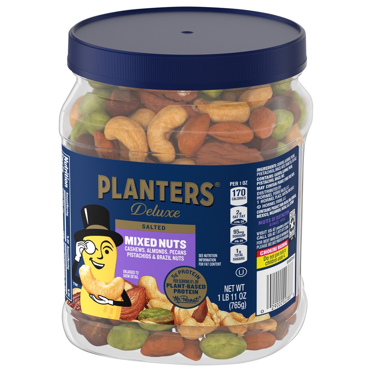 slide 7 of 13, Planters Deluxe Salted Mixed Nuts 27 oz, 27 oz
