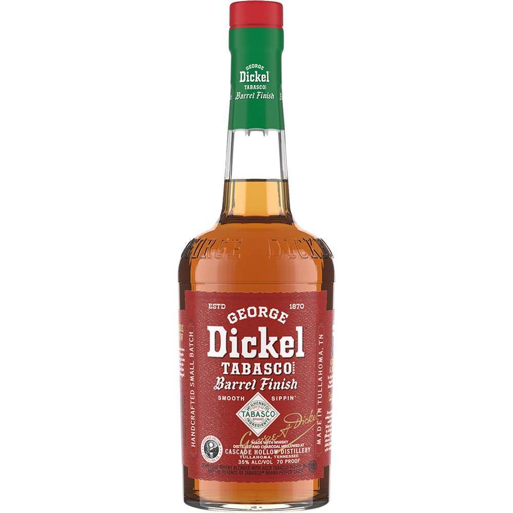 slide 1 of 1, George Dickel Tabasco Brl Finish, 750 ml