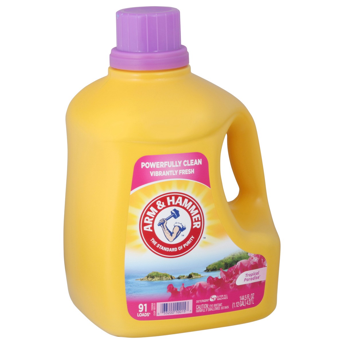 slide 3 of 9, ARM & HAMMER Tropical Paradise Detergent 144.5 fl oz, 150 oz