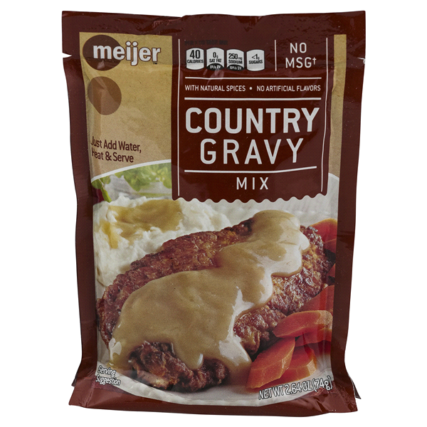 slide 1 of 1, Meijer Country Gravy Mix, 2.64 oz