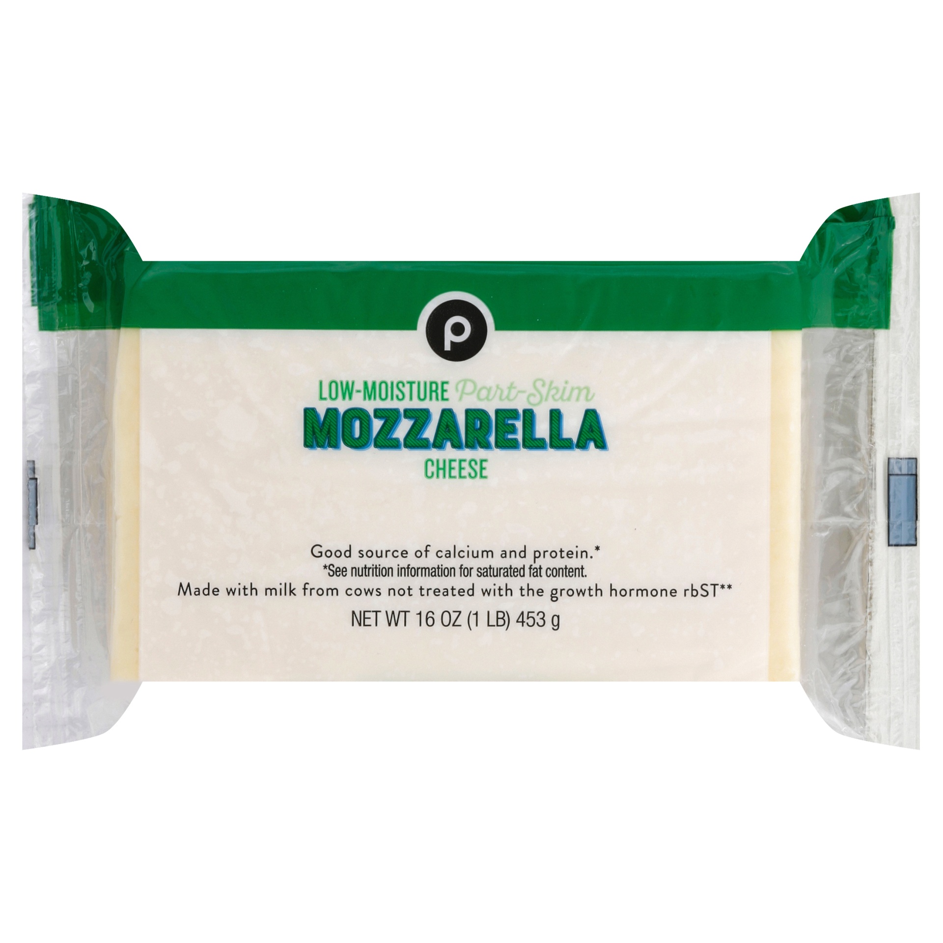slide 1 of 1, Publix Part-Skim Low Moisture Mozzarella Cheese, 16 oz