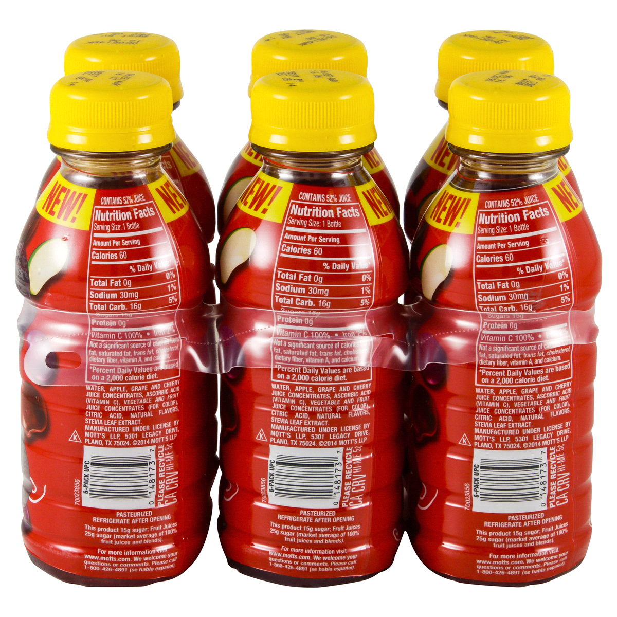 slide 3 of 4, Mott's Juice Beverage 6 ea, 6 ct; 8 fl oz