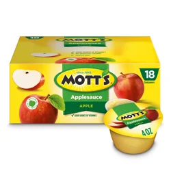 Mott's Apple Applesauce 18 - 4.0 oz Containers