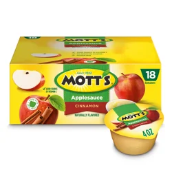 Mott's Cinnamon Apple Sauce 18 ea