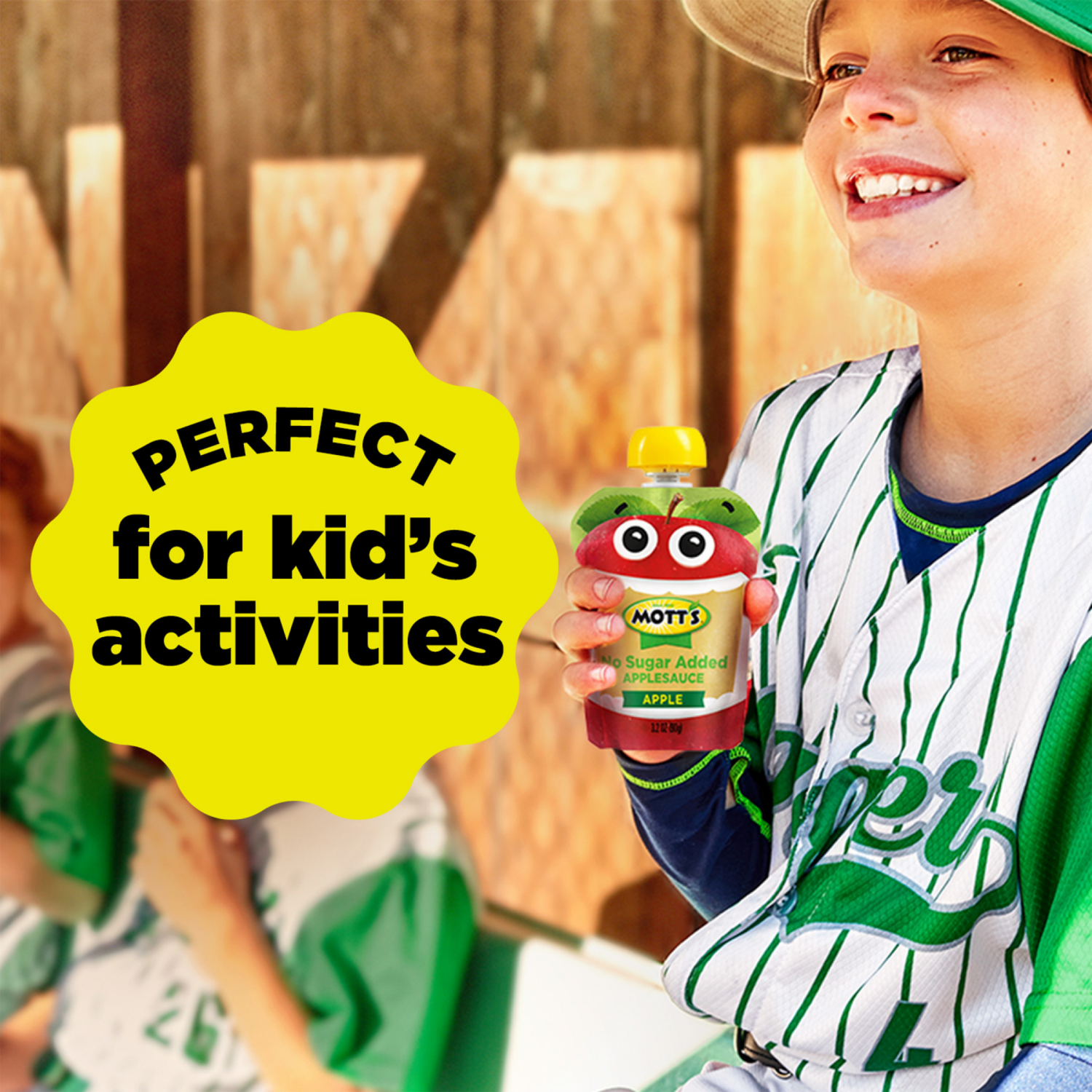 slide 2 of 8, Mott's No Sugar Added Applesauce, 3.2 oz clear pouches, 12 count, 12 ct