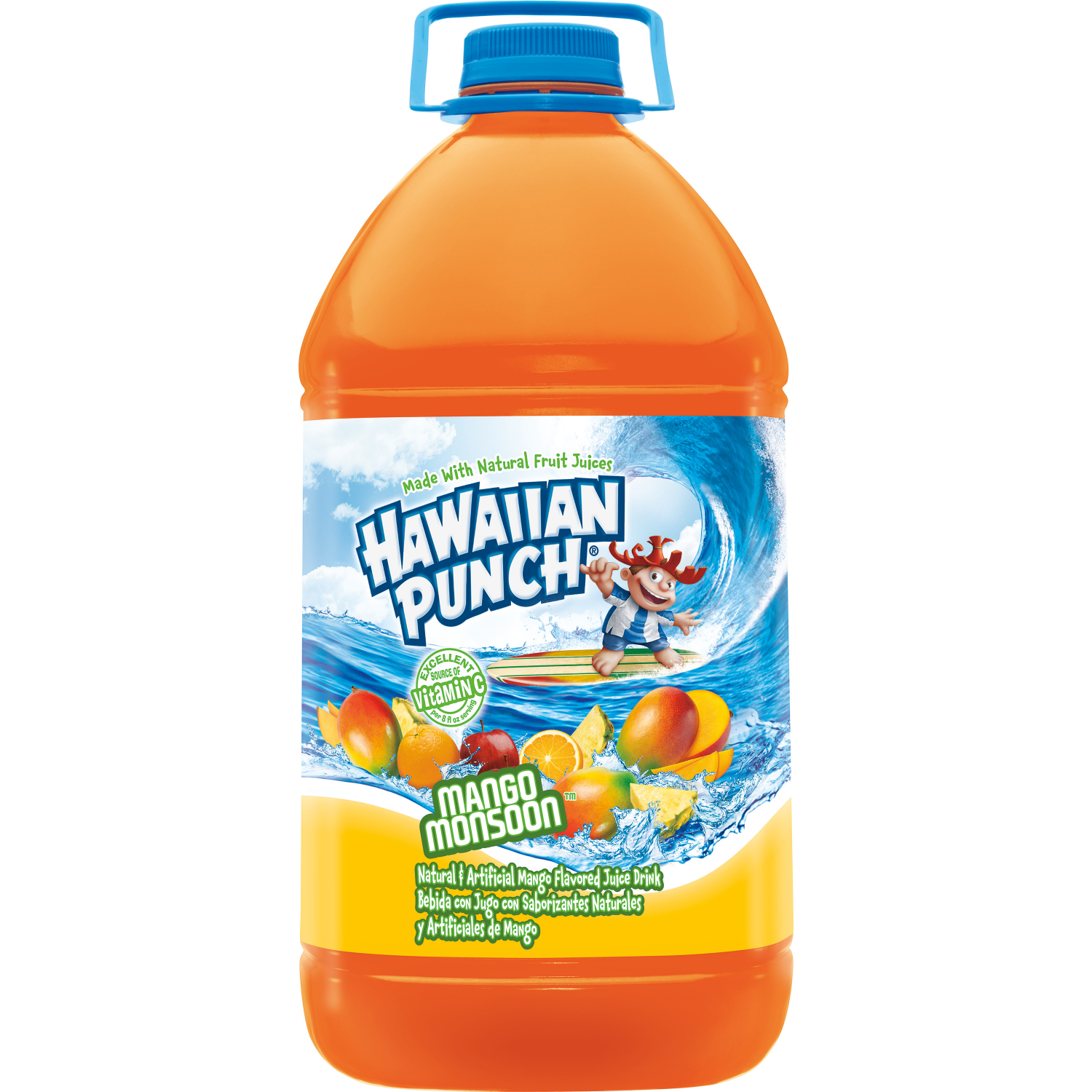 slide 4 of 5, Hawaiian Punch Mango Monsoon, 1 gal bottle, 1 gal