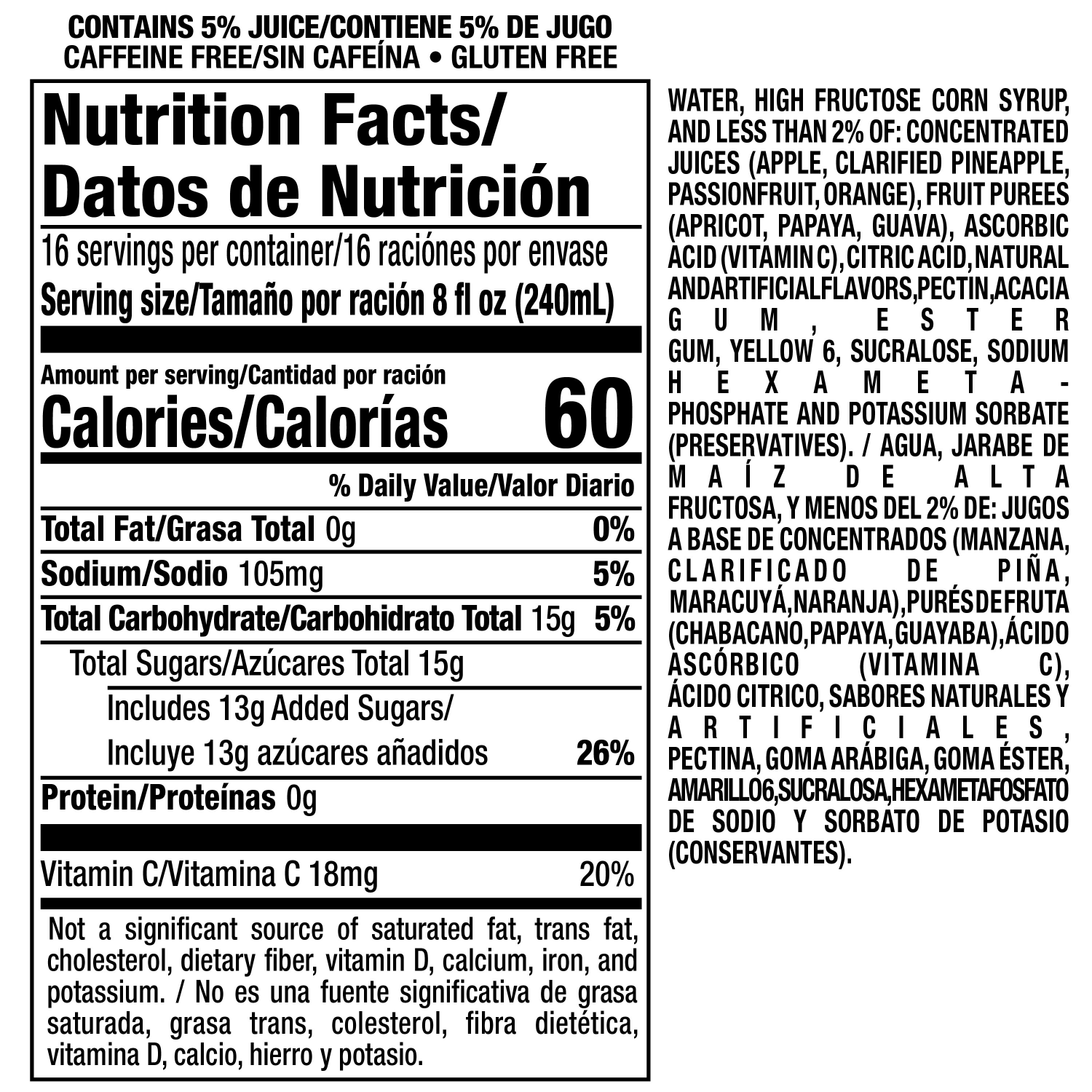 slide 5 of 5, Hawaiian Punch Mango Monsoon, 1 gal bottle, 1 gal