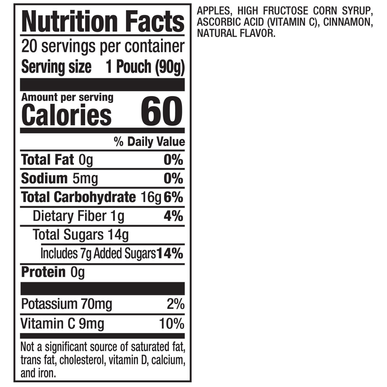slide 4 of 7, Mott's Family Size Cinnamon Applesauce 20 ea, 20 ct