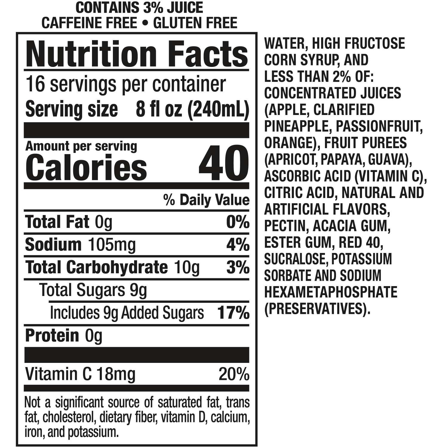 slide 4 of 4, Hawaiian Punch Swell Strawberry Banana, 1 gal bottle, 1 gal