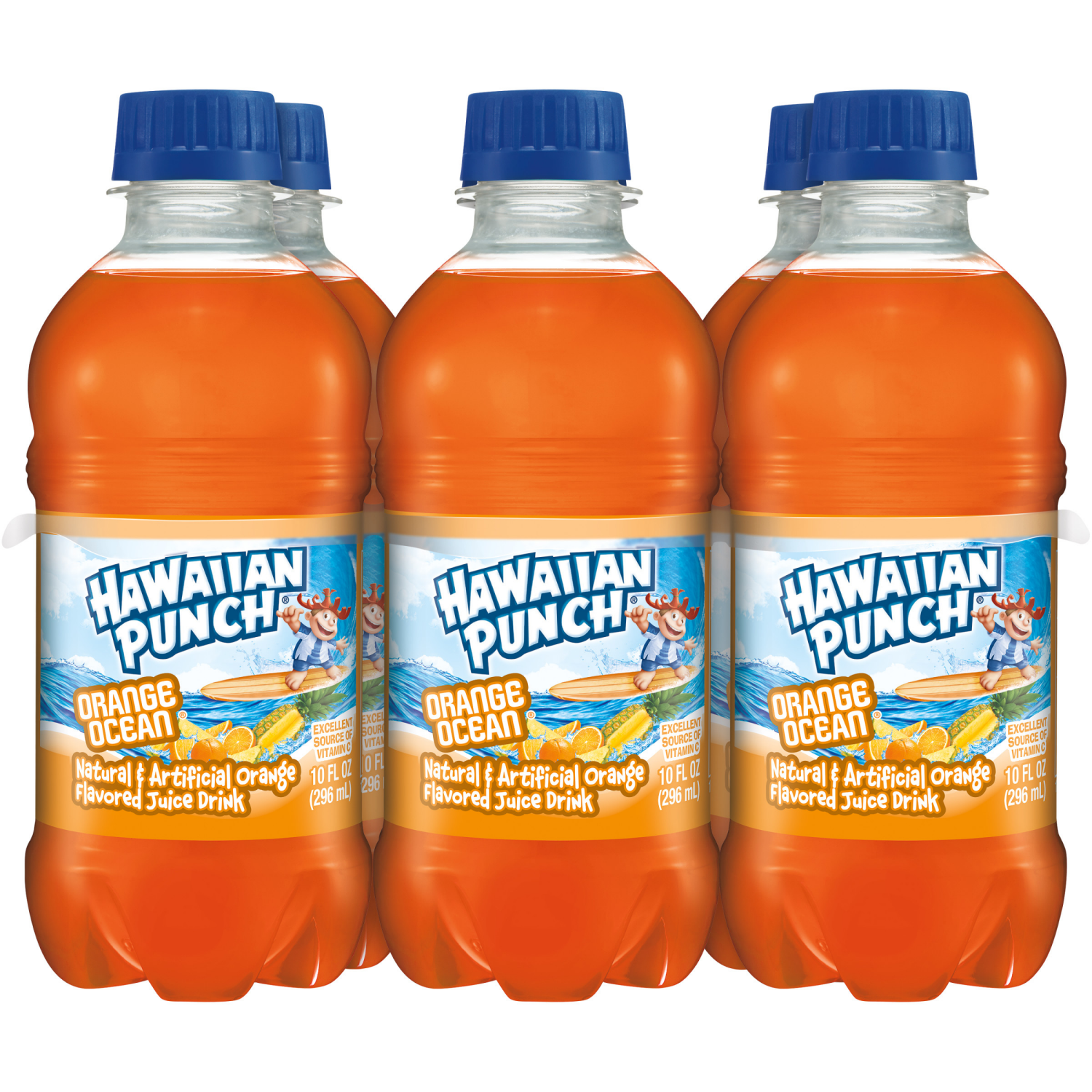 slide 5 of 7, Hawaiian Punch Orange Ocean, 10 fl oz bottles, 6 pack, 6 ct